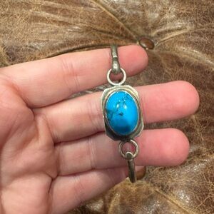 Turquoise & Silver Bracelet